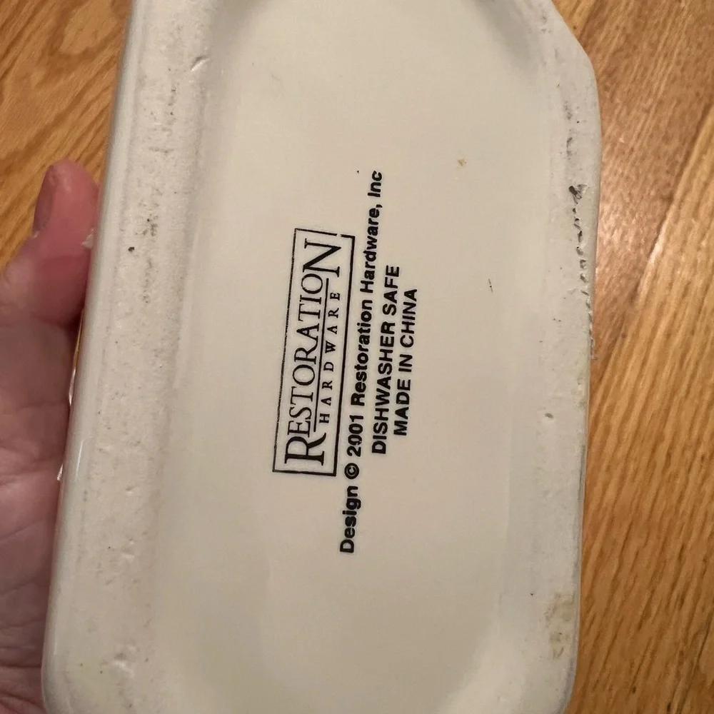 - Restoration Hardware White Ceramic Tea creamer Set